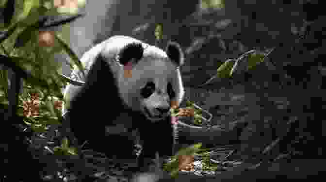 A Cuddly Black And White Panda Bear Sits On A Bamboo Branch, Munching On A Leaf. Cute Animals For Children: The Most Cutest Animals In The World Children S Photo (Cute Animals Cute Cats Cute Dogs Photo Children S Photo Book)