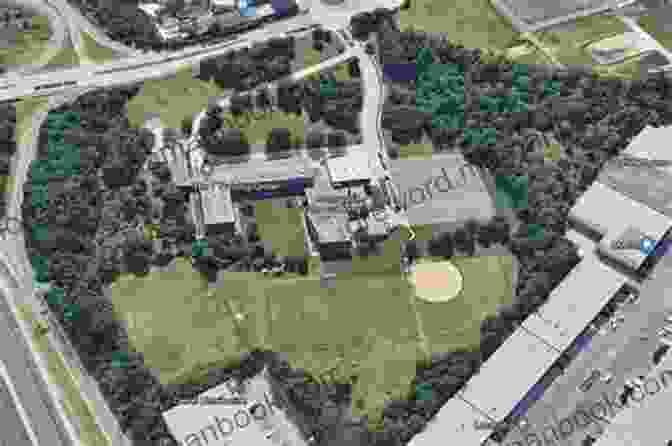 Aerial View Of Archbishop Keough High School, A Large Brick Building Surrounded By Trees. Good Little Girls (The Keepers 2)