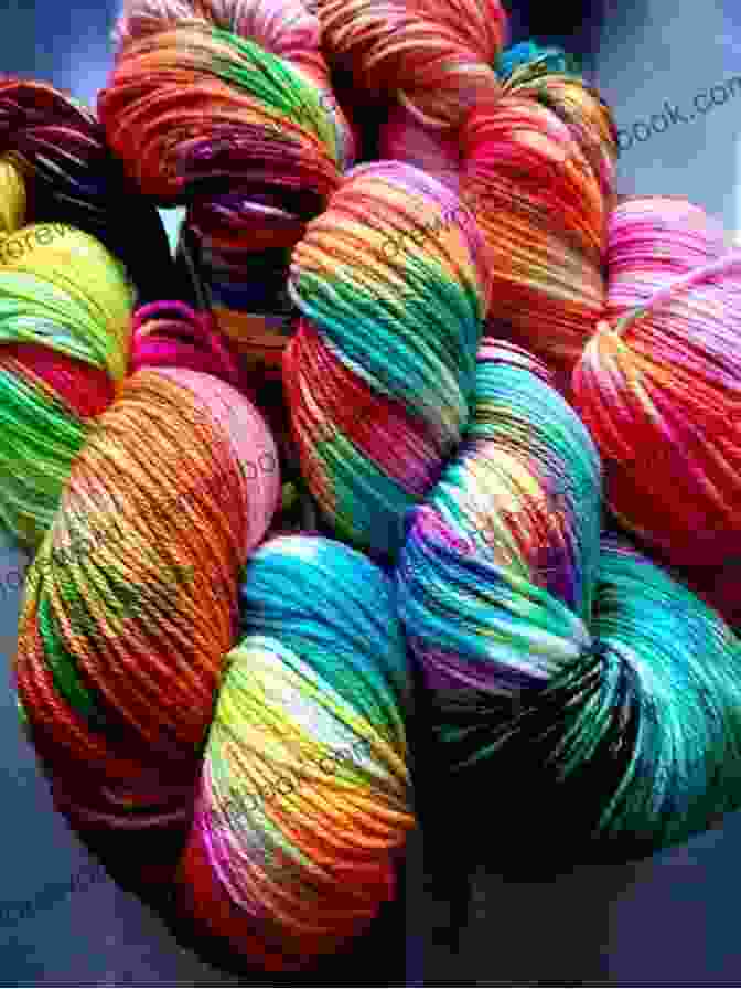 An Array Of Yarn Skeins In Various Vibrant Hues, Inviting The Crocheter To Explore Endless Color Combinations Crochet Pattern Vintage Pocorn Granny Afghan PA647 R