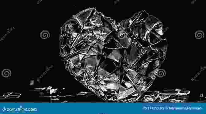 Artistic Photo Of A Broken Glass Heart, Representing The Fragility Of The Human Condition No Mercy: Dark Poems Alessandro Manzetti