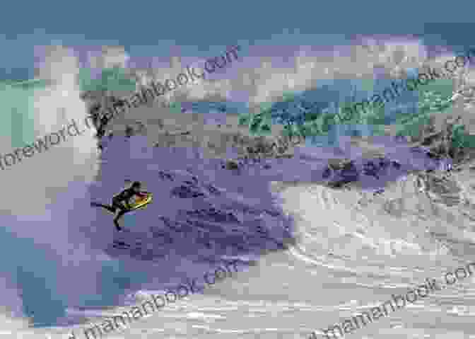 Surfer Riding A Giant Wave During Hurricane Marie Queen Of The Waves: Night Of The Hurricane