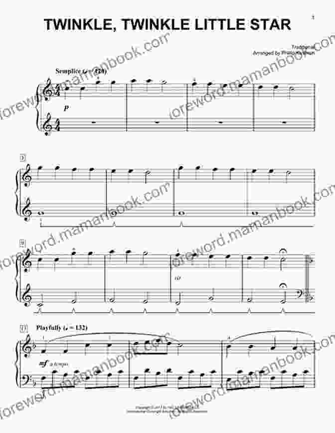 Twinkle, Twinkle, Little Star Sheet Music Twinkle: Four Short Read (Twinkle 4)