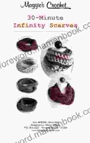 Crochet Pattern 30 Minute Infinity Scarves PB086