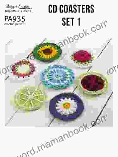 Crochet Pattern Everyday CD Coasters Set 1 PA935 R
