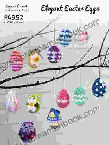 Crochet Pattern Elegant Easter Eggs PA952 R