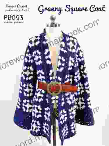 Crochet Pattern Granny Square Coat PB093 R